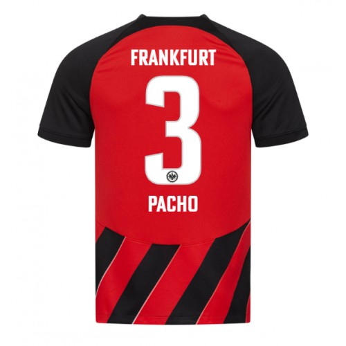 Eintracht Frankfurt Willian Pacho #3 Domaci Dres 2023-24 Kratak Rukav